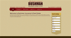 Desktop Screenshot of bushmanagency.com